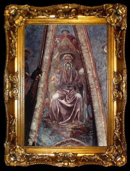 framed  Andrea del Castagno God the Father, ta009-2